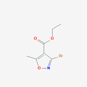 molecular formula C7H8BrNO3 B2589885 Ethyl 3-bromo-5-methylisoxazole-4-carboxylate CAS No. 1254962-88-3
