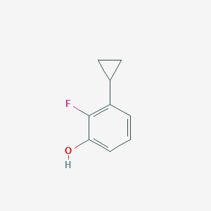 molecular formula C9H9FO B2589889 3-Cyclopropyl-2-fluorophenol CAS No. 2290421-25-7