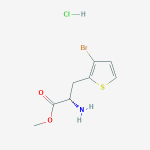 methyl (2S)-2-amino-3-(3-bromothiophen-2-yl)propanoate hydrochloride