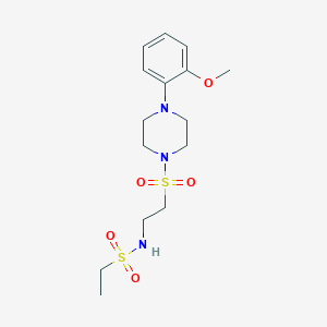 N-(2-((4-(2-methoxyphenyl)piperazin-1-yl)sulfonyl)ethyl)ethanesulfonamide