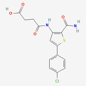 molecular formula C15H13ClN2O4S B2590024 FtsZ-IN-10 CAS No. 676995-91-8