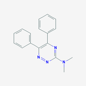 molecular formula C17H16N4 B259004 N-(5,6-diphenyl-1,2,4-triazin-3-yl)-N,N-dimethylamine 