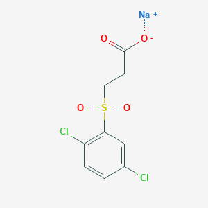 Sodium 3-(2,5-dichlorobenzenesulfonyl)propanoate