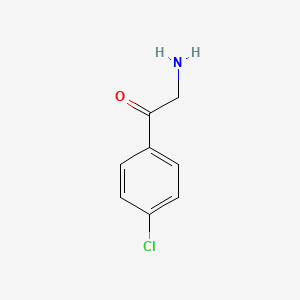 molecular formula C8H8ClNO B2590057 2-Amino-1-(4-chlorophenyl)ethanone CAS No. 5467-71-0; 7644-03-3