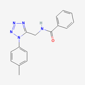 N-((1-(p-tolyl)-1H-tetrazol-5-yl)methyl)benzamide
