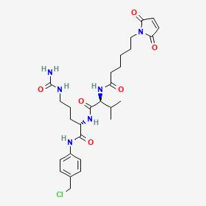 molecular formula C28H39ClN6O6 B2590161 Mc-Val-Cit-PAB-Cl 