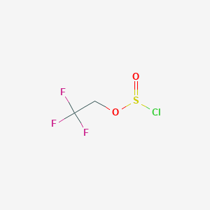 molecular formula C2H2ClF3O2S B2590310 2,2,2-Trifluoroethyl chloranesulfinate CAS No. 57169-80-9