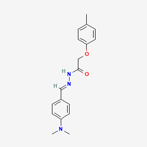 (E)-N'-(4-(dimethylamino)benzylidene)-2-(p-tolyloxy)acetohydrazide