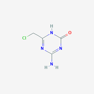 4-Amino-6-(chloromethyl)-1H-1,3,5-triazin-2-one