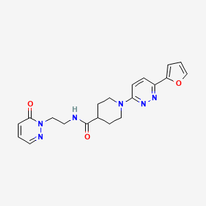 1-(6-(furan-2-yl)pyridazin-3-yl)-N-(2-(6-oxopyridazin-1(6H)-yl)ethyl)piperidine-4-carboxamide
