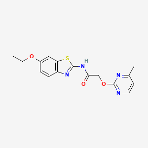 N-(6-ethoxybenzo[d]thiazol-2-yl)-2-((4-methylpyrimidin-2-yl)oxy)acetamide