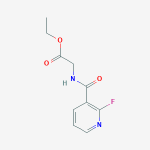 Ethyl 2-[(2-fluoropyridin-3-yl)formamido]acetate