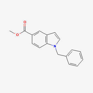 molecular formula C17H15NO2 B2590398 Methyl 1-benzyl-1H-indole-5-carboxylate CAS No. 192997-32-3