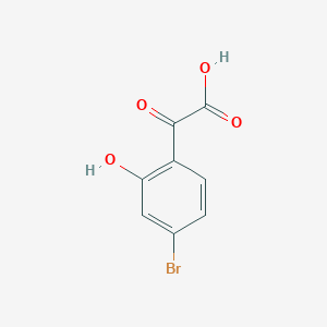 2-(4-Bromo-2-hydroxyphenyl)-2-oxoacetic acid