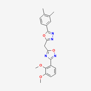 N-(3-chlorobenzyl)-4-[3-(trifluoromethyl)-4,5,6,7-tetrahydro-1H-indazol-1-yl]benzamide