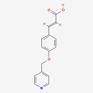 (2E)-3-[4-(Pyridin-4-ylmethoxy)phenyl]acrylic acid