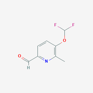 5-(Difluoromethoxy)-6-methylpyridine-2-carbaldehyde