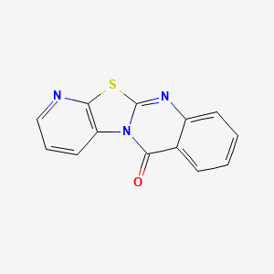 molecular formula C13H7N3OS B2590497 17-thia-2,10,15-triazatetracyclo[8.7.0.03,8.011,16]heptadeca-1,3,5,7,11(16),12,14-heptaen-9-one CAS No. 50470-17-2