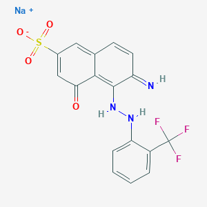 molecular formula C17H11F3N3NaO4S B025905 Acid red 337 CAS No. 67786-14-5