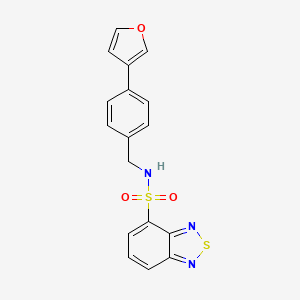 N-(4-(furan-3-yl)benzyl)benzo[c][1,2,5]thiadiazole-4-sulfonamide