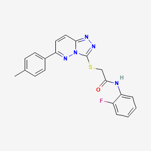 N-(2-fluorophenyl)-2-((6-(p-tolyl)-[1,2,4]triazolo[4,3-b]pyridazin-3-yl)thio)acetamide