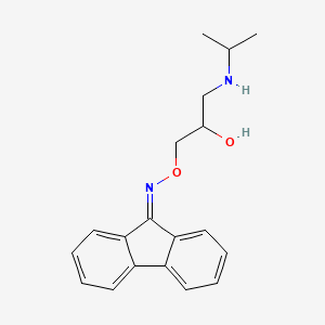 9H-fluoren-9-one O-(2-hydroxy-3-(isopropylamino)propyl) oxime