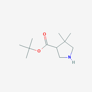 Tert-butyl 4,4-dimethylpyrrolidine-3-carboxylate