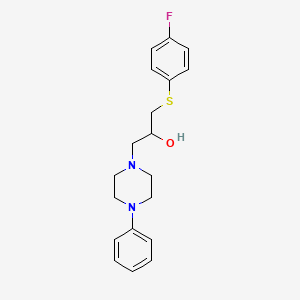 1-[(4-Fluorophenyl)sulfanyl]-3-(4-phenylpiperazino)-2-propanol