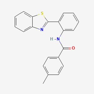 N-[2-(1,3-benzothiazol-2-yl)phenyl]-4-methylbenzamide