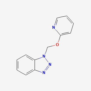 1-(Pyridin-2-yloxymethyl)benzotriazole