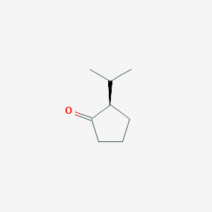 molecular formula C8H14O B2590634 (2R)-2-Propan-2-ylcyclopentan-1-one CAS No. 1621700-18-2