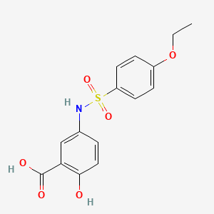 5-{[(4-Ethoxyphenyl)sulfonyl]amino}-2-hydroxybenzoic acid