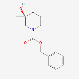 benzyl (3R)-3-hydroxy-3-methylpiperidine-1-carboxylate