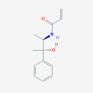 N-[(2R,3S)-3-Hydroxy-3-phenylbutan-2-yl]prop-2-enamide