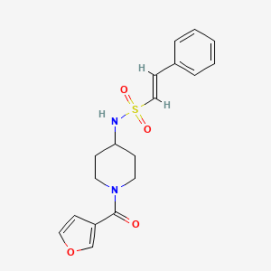 (E)-N-[1-(furan-3-carbonyl)piperidin-4-yl]-2-phenylethenesulfonamide