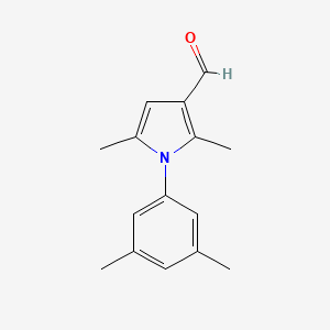 molecular formula C15H17NO B2590696 1-(3,5-dimethylphenyl)-2,5-dimethyl-1H-pyrrole-3-carbaldehyde CAS No. 347331-62-8