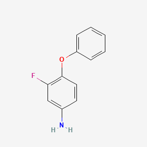 molecular formula C12H10FNO B2590697 3-Fluoro-4-phenoxyaniline CAS No. 1431963-13-1; 39177-22-5; 628704-31-4