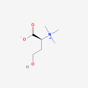 molecular formula C7H15NO3 B2590714 (2S)-4-hydroxy-2-(trimethylazaniumyl)butanoate CAS No. 97806-64-9