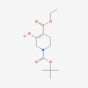 1-tert-Butyl 4-ethyl 3-hydroxy-5,6-dihydropyridine-1,4(2H)-dicarboxylate