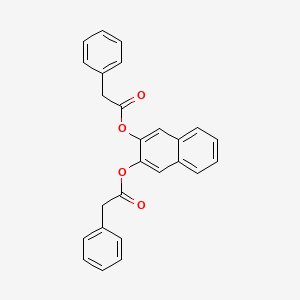 [3-(2-Phenylacetyl)oxynaphthalen-2-yl] 2-phenylacetate