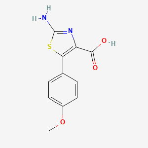2-Amino-5-(4-methoxyphenyl)-1,3-thiazole-4-carboxylic acid