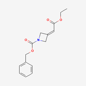 Benzyl 3-(2-ethoxy-2-oxoethylidene)azetidine-1-carboxylate
