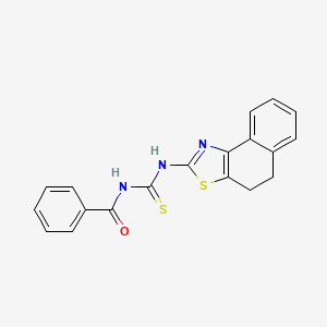 N-((4,5-dihydronaphtho[1,2-d]thiazol-2-yl)carbamothioyl)benzamide