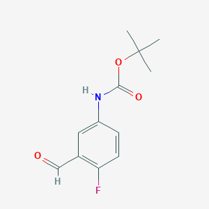 tert-Butyl (4-fluoro-3-formylphenyl)carbamate
