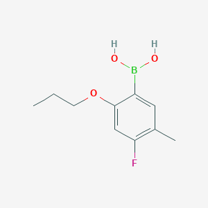 4-Fluoro-5-methyl-2-propoxyphenylboronic acid