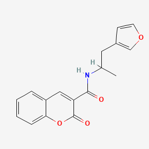 N-(1-(furan-3-yl)propan-2-yl)-2-oxo-2H-chromene-3-carboxamide