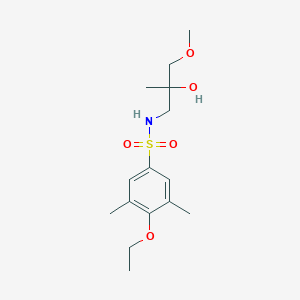 4-ethoxy-N-(2-hydroxy-3-methoxy-2-methylpropyl)-3,5-dimethylbenzenesulfonamide