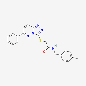 N-(4-methylbenzyl)-2-((6-phenyl-[1,2,4]triazolo[4,3-b]pyridazin-3-yl)thio)acetamide