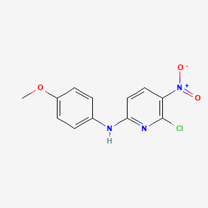 6-chloro-N-(4-methoxyphenyl)-5-nitropyridin-2-amine