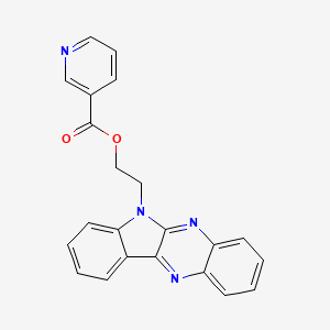 2-(6H-indolo[2,3-b]quinoxalin-6-yl)ethyl nicotinate